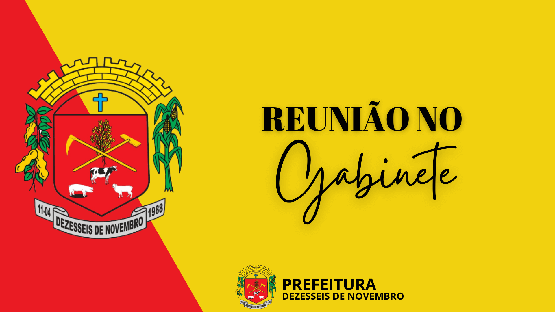 REUNIÃO NO GABINETE.